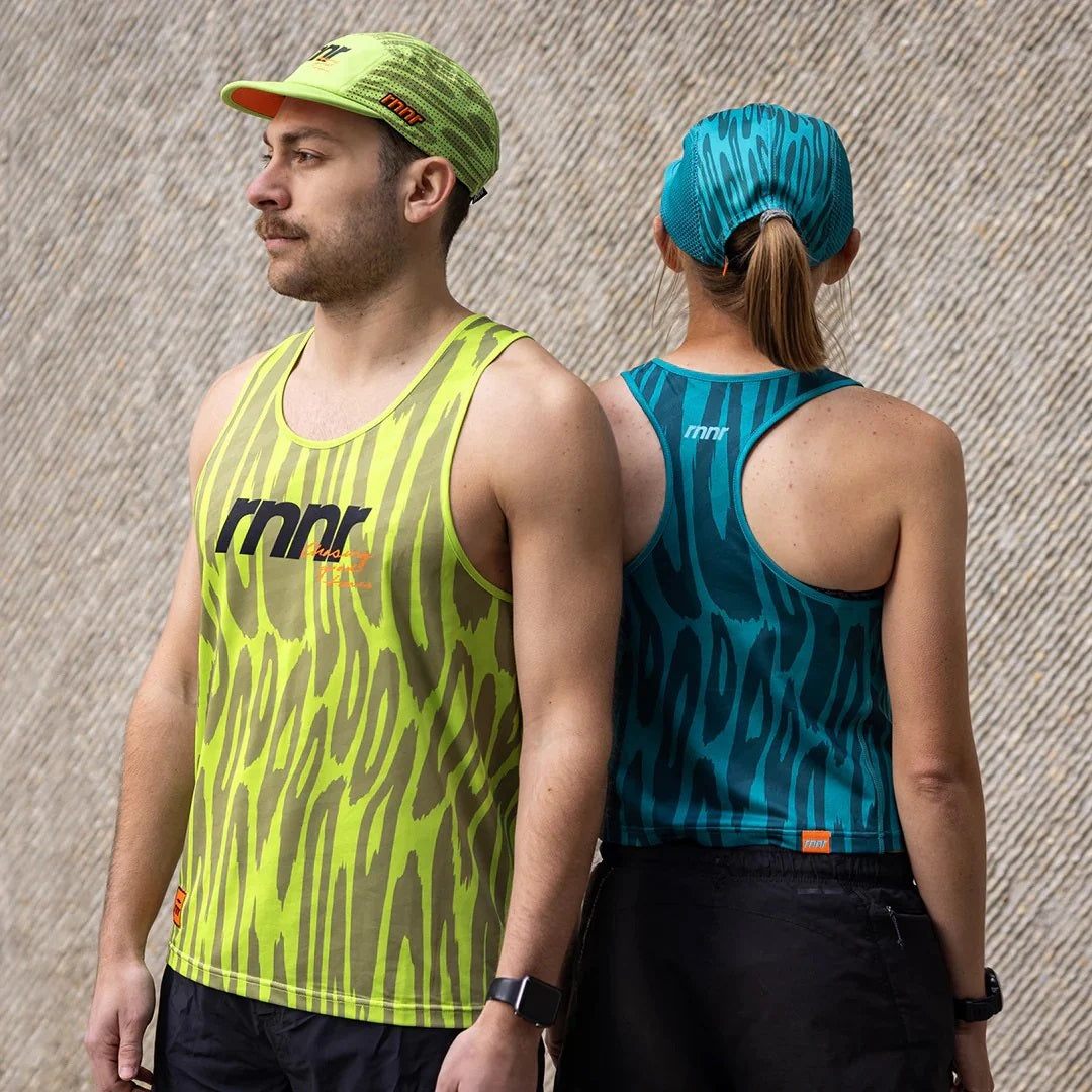 rnnr Pacer Hat | Drippy Cheetah Green