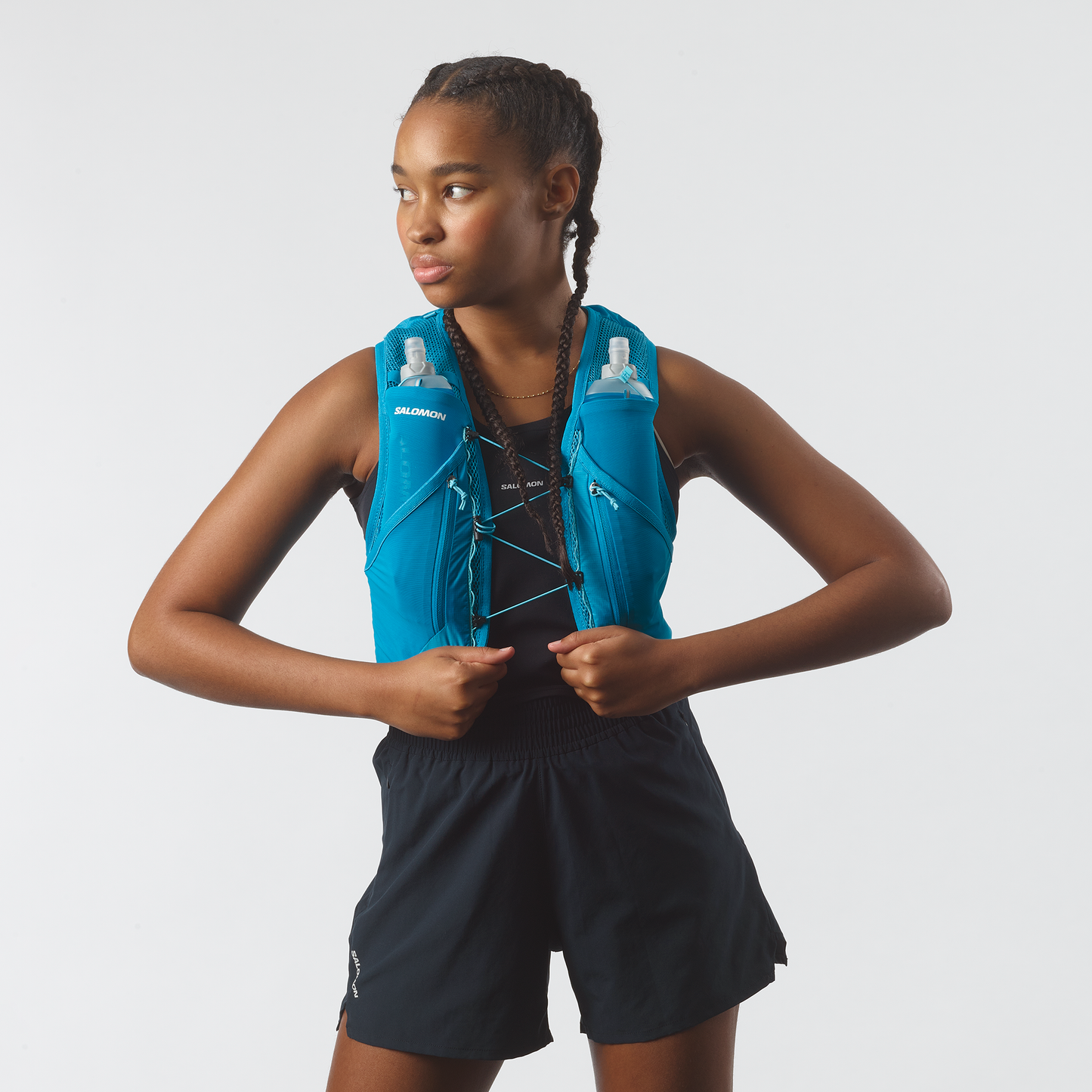 Salomon Active Skin 12 Set | Blue Danube / Blue Curacao