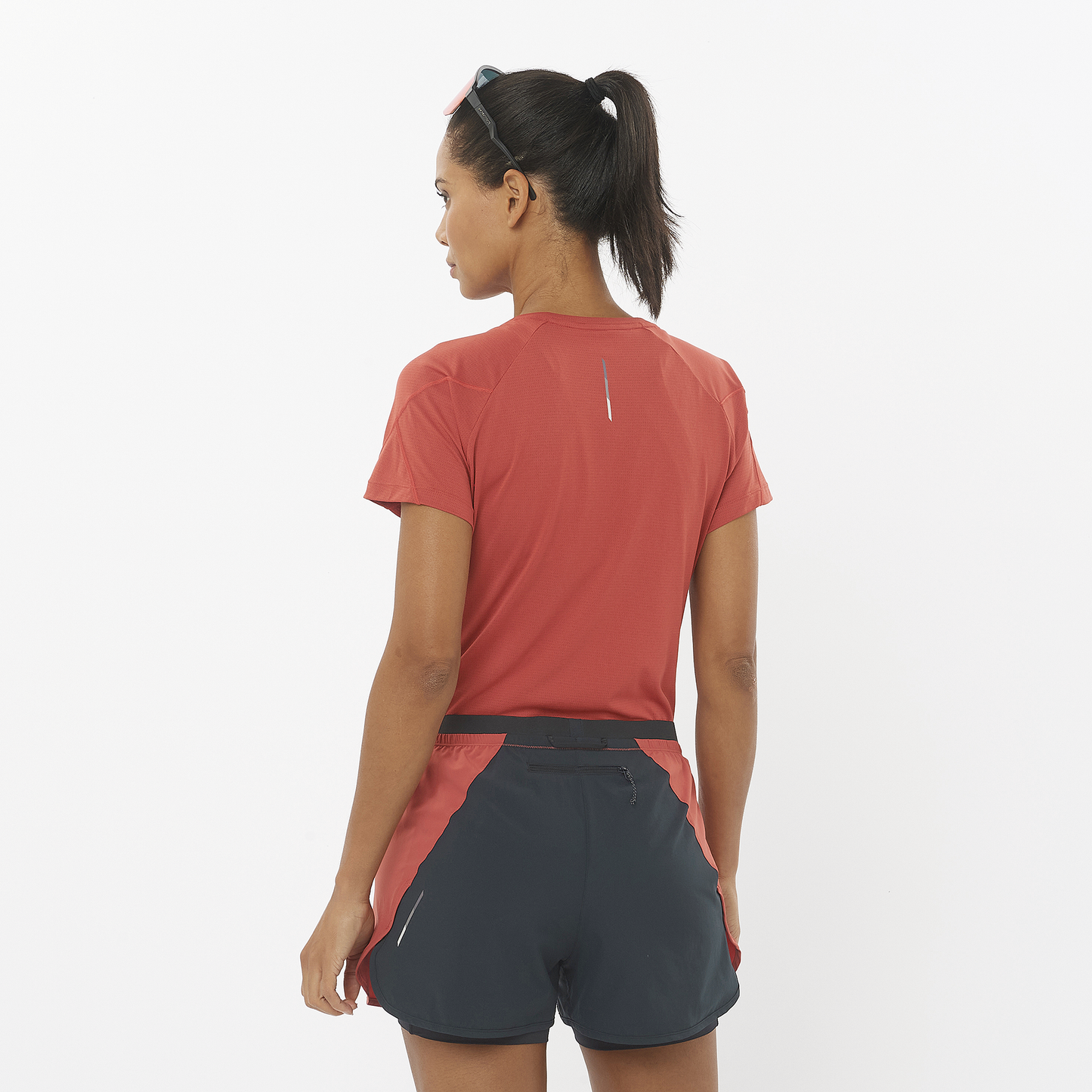 Salomon Cross Run Tee | Tandoori Spice | Womens