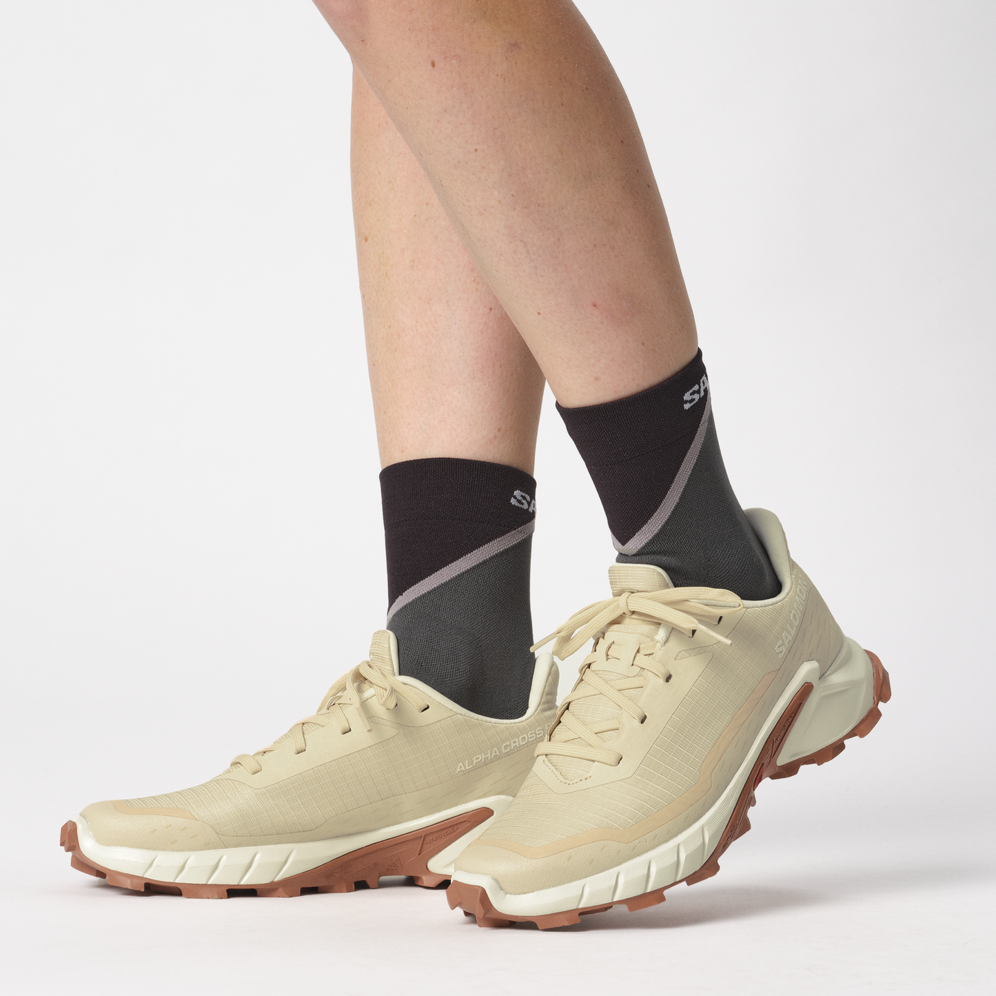 Salomon Pulse Crew Sock | Black / Monument / Magnet