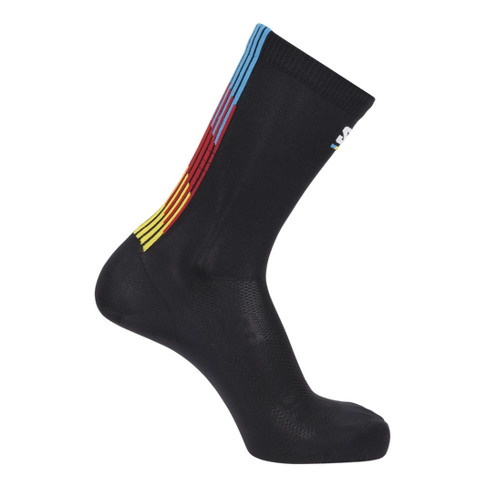 Salomon Pulse Crew Sock | Race Flag Black
