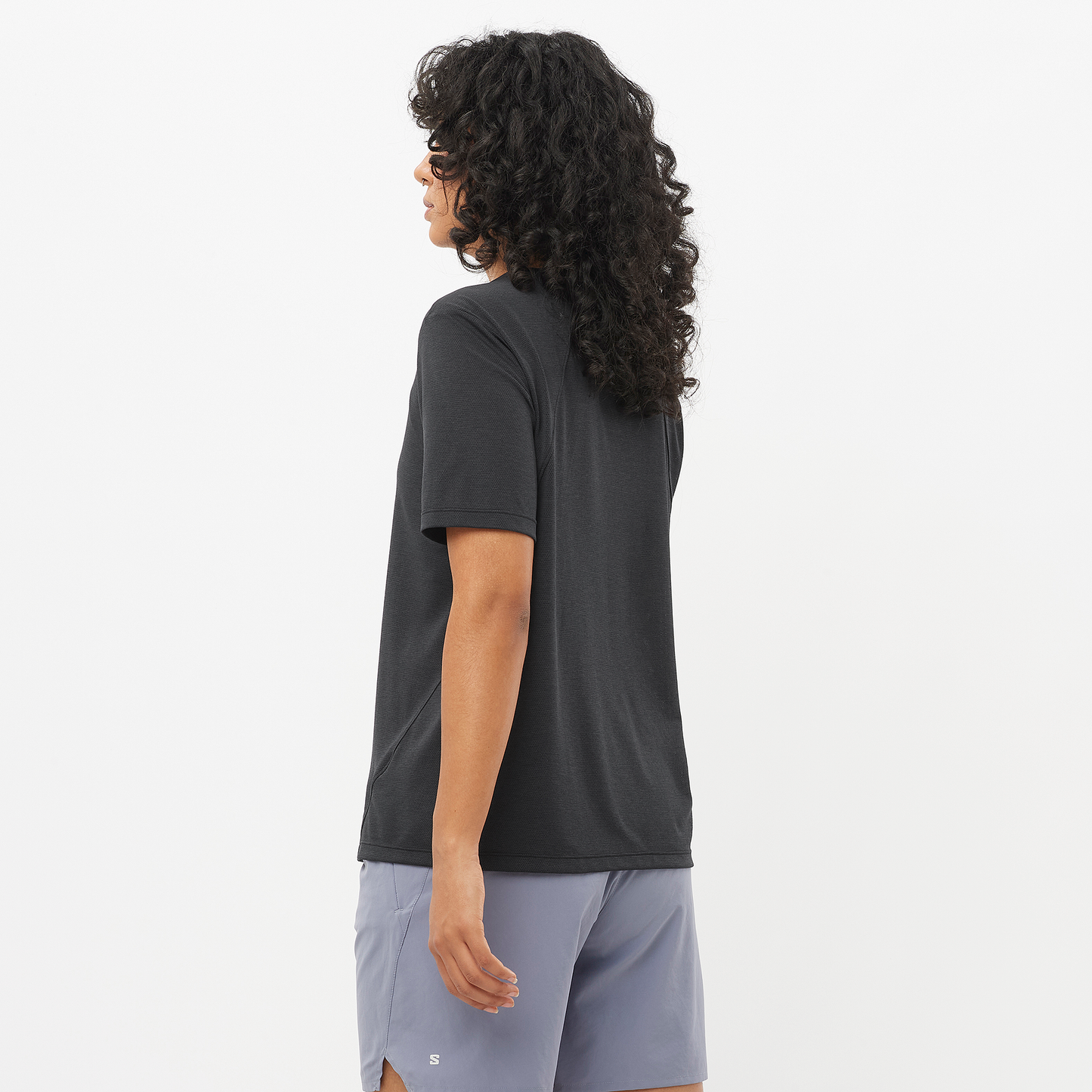 Salomon SHKout Core SS Tee | Deep Black | Womens