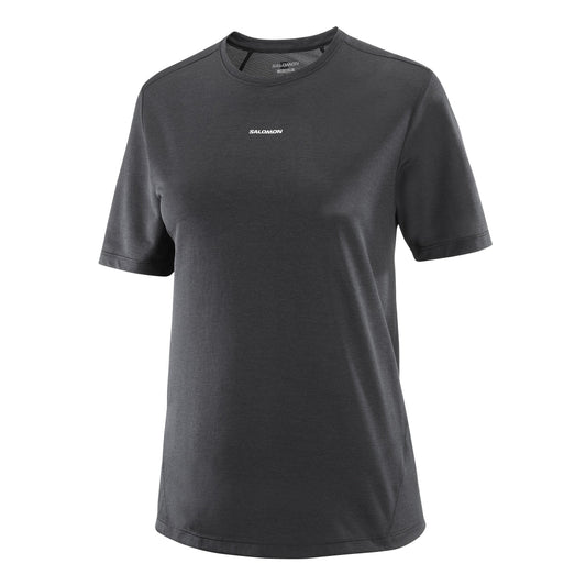 Salomon SHKout Core SS Tee | Deep Black | Womens