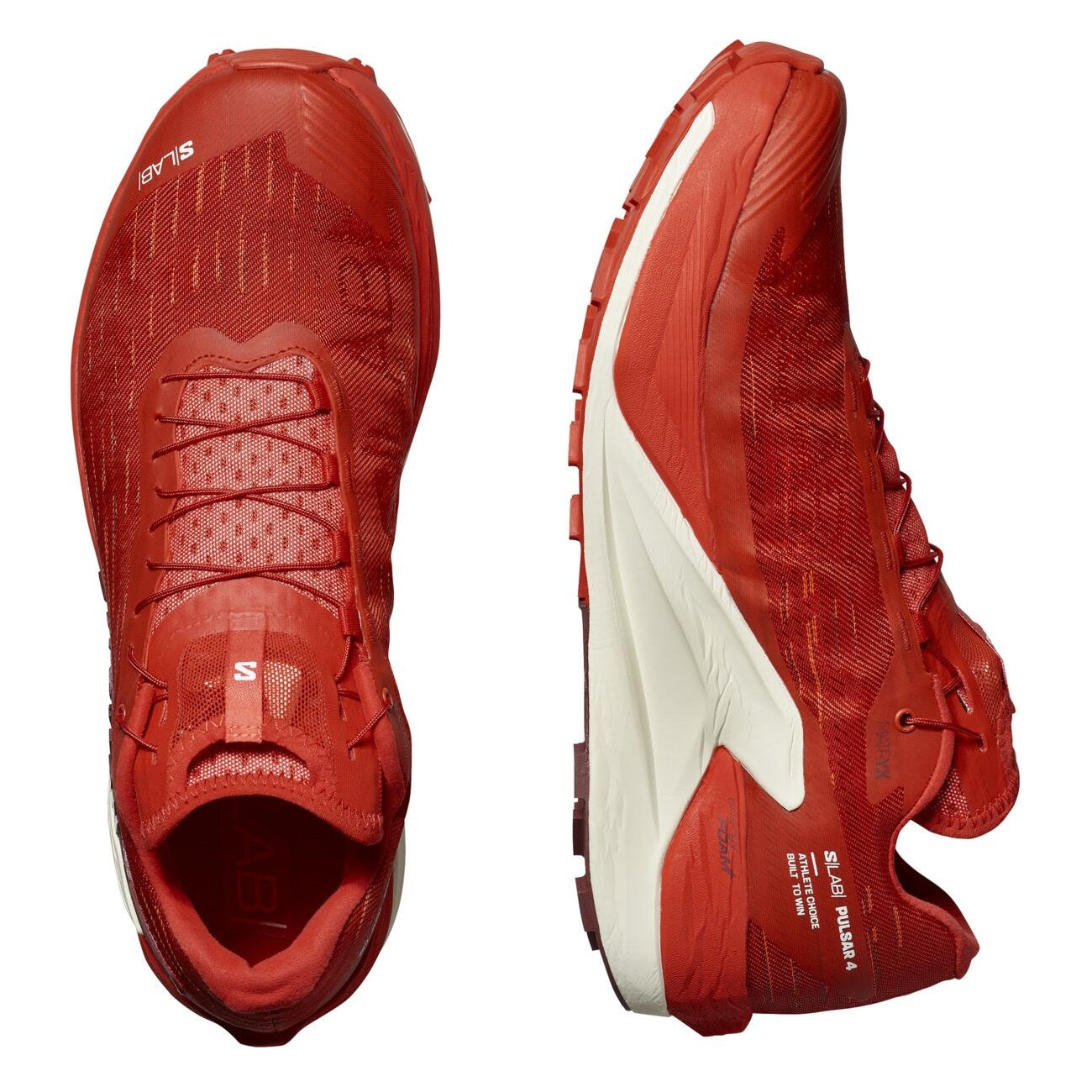 Salomon S/Lab Pulsar 4 | Fiery Red / Vanilla Ice / Andorra | Unisex