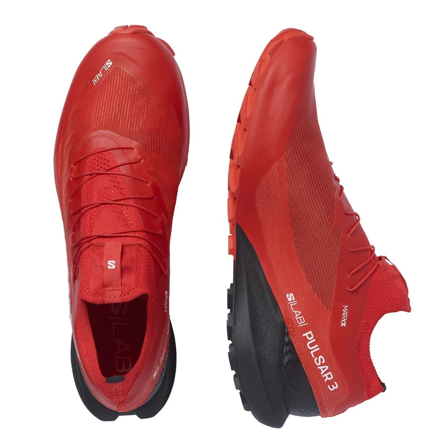 Salomon S/Lab Pulsar 3 | Fiery Red / Fiery Red / White | Unisex