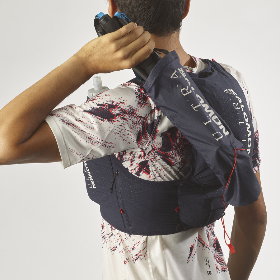 Salomon S/Lab Ultra 10 Pack | Night Sky / Fiery Red / Vintage Khaki | Unisex