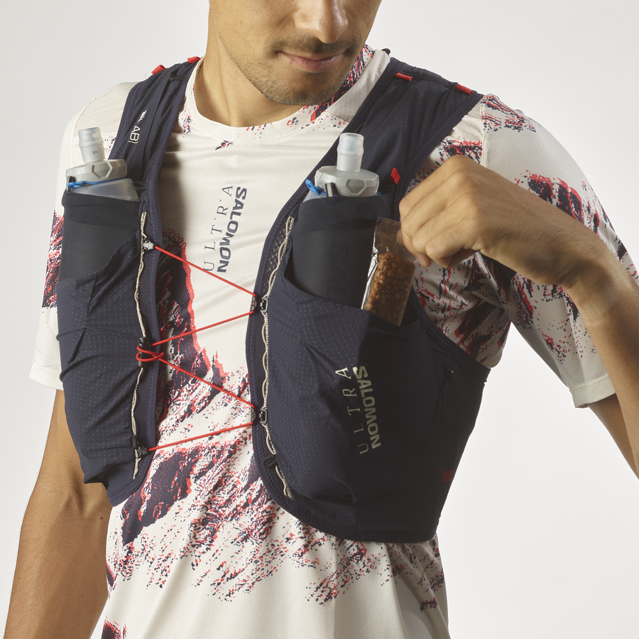 Salomon S/Lab Ultra 10 Pack | Night Sky / Fiery Red / Vintage Khaki | Unisex