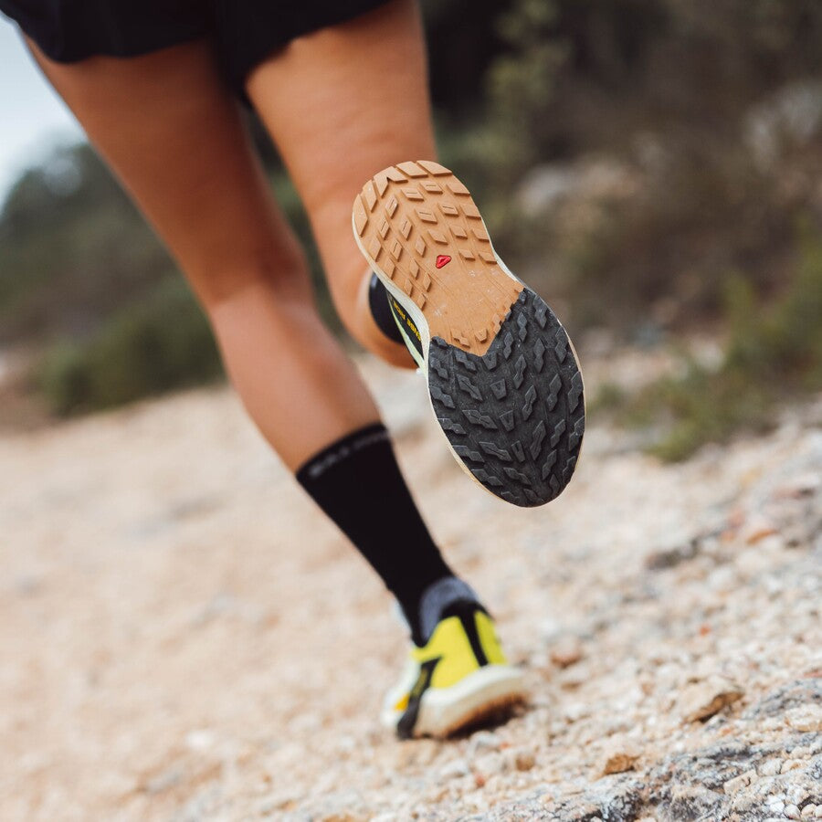 Salomon Sense Ride 5 | Vanilla Ice / Sulphur Spring / Black | Womens