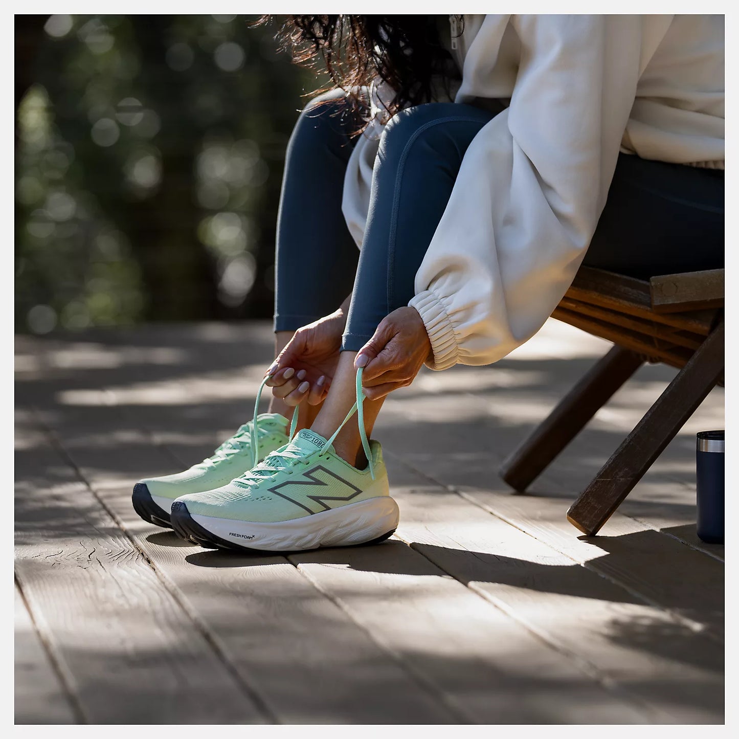 New Balance Women's Fresh Foam X 1080 v14 - Sweetgrass/Reflection/Silver Metallic